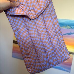 BAGGU Trippy Checkered Laptop Pouch 16”